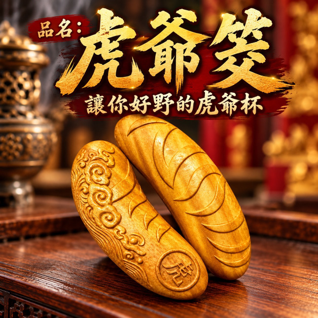 虎爺筊- 招財虎爺筊