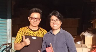 與金馬獎導演陳鈺杰執導合影
