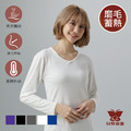 女特級親膚輕暖感V領上衣-BJ-S9600_1