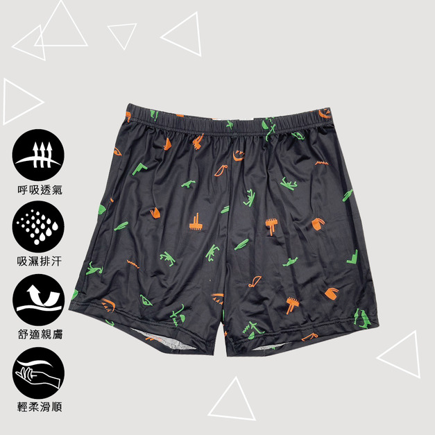 童冰絲印花平口褲-(童)-HS-C121