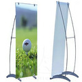 【台灣製造】H型單面海報展架(60x160cm,可選購大圖)