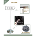【台灣製造】不鏽鋼告示牌(箭頭式，方向指示，海報DM雙面展示，指示牌，需DIY組裝)_3