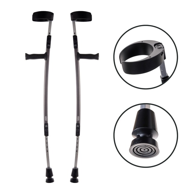 依利精品伸縮式前臂拐杖