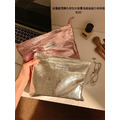 預購小物~金屬感閃爆化妝包大容量洗漱品旅行收纳袋