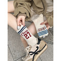 韓國學院風數字字母系列中筒襪~運動百搭~組合價賣場任選3雙200_4