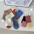 韓國撞色中筒襪~組合價賣場任選3雙200_8