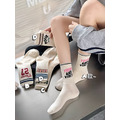 韓國學院風數字字母系列中筒襪~運動百搭~組合價賣場任選3雙200_5