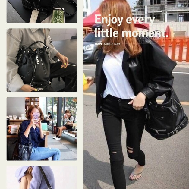 帥氣機車水桶包