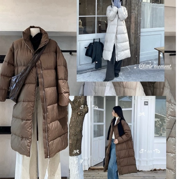 寒流出國必備輕羽絨長版防風外套