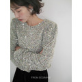 法式亮片設計款上衣_1