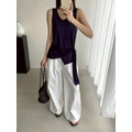 側抽拉針織背心_8
