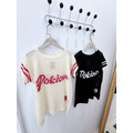 美式洞洞字母針織上衣_9