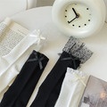 韓系復古翻轉魅力雙層花邊中筒襪~組合價賣場任選3雙200_8
