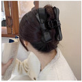 小物分享～赫本風蝴蝶結抓夾高級感盤髮_4