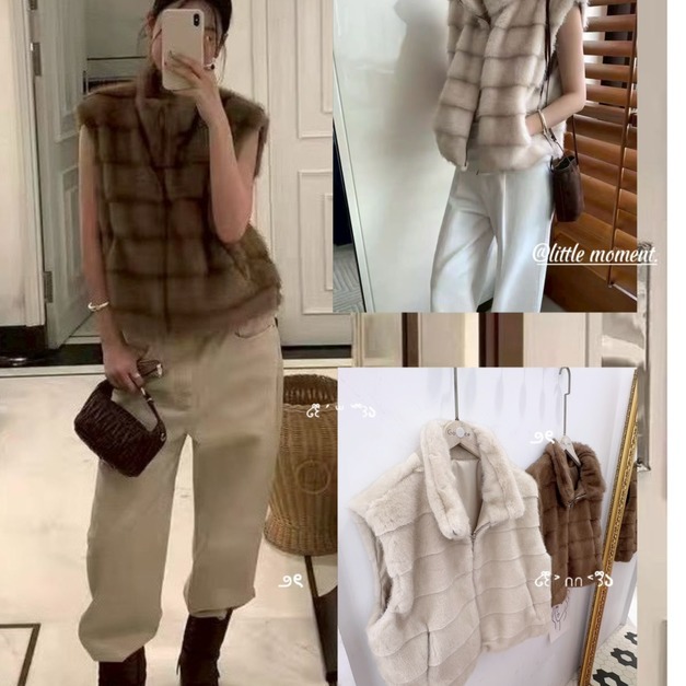 秋冬必備~毛絨絨背心