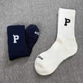 P字母秋冬季厚毛巾中筒襪~組合價賣場任選3雙200_1