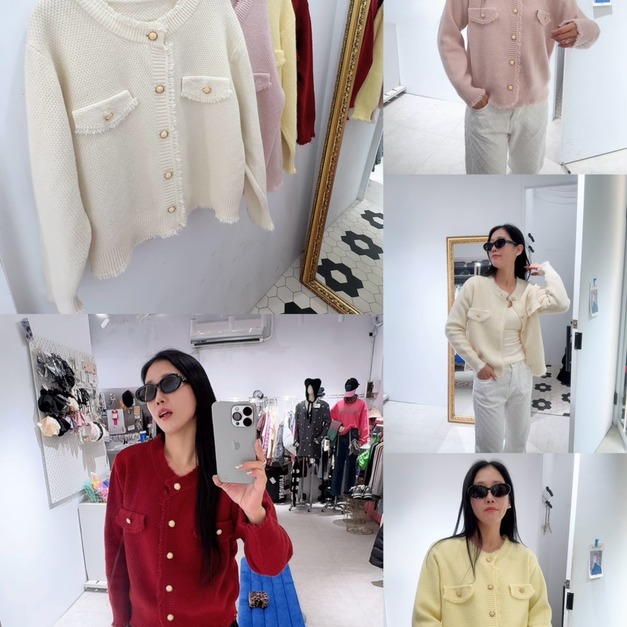 小香針織上衣外套