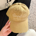復古字母刺繡棒球帽_7