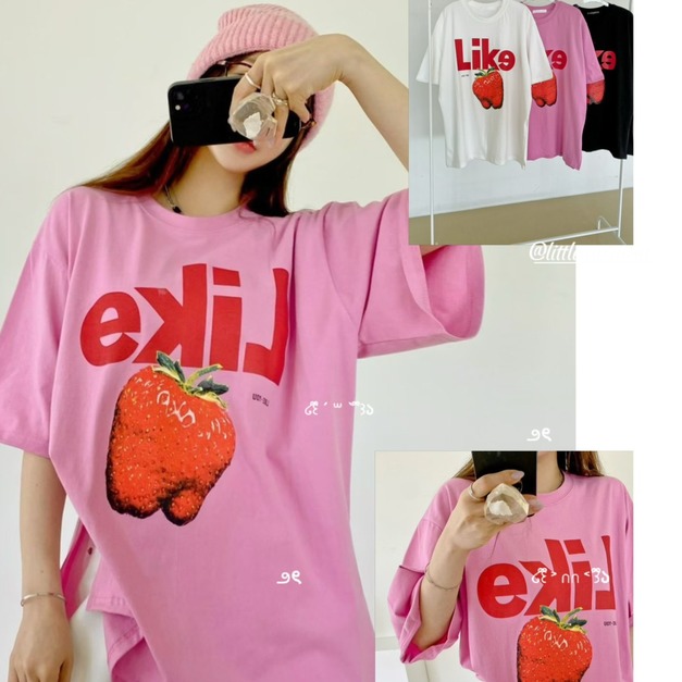 韓國LIKS草莓棉T