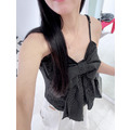 韓國時髦蝴蝶結吊帶背心_6