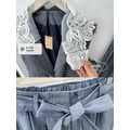 蕾絲領背心+長褲套裝_5