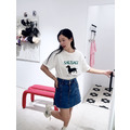 韓國美式狗狗印花短TEE_3
