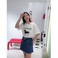 韓國美式狗狗印花短TEE_1