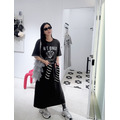 韓國字母休閒長洋裝_8