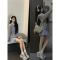 厚底增高銀色網面老爹鞋運動鞋_10