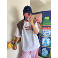 韓國復古趣味髮飾棉TEE_4
