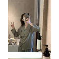 好好睡覺～米奇刺繡慵懶卡通居家服睡衣_6