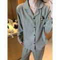 好好睡覺～米奇刺繡慵懶卡通居家服睡衣_5