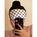 好好睡覺~可愛波點眼罩~冰絲感遮光睡眠專用_1