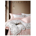 【鋪棉兩用被套組】100%萊賽爾60S天絲床包四件組-花系列_14