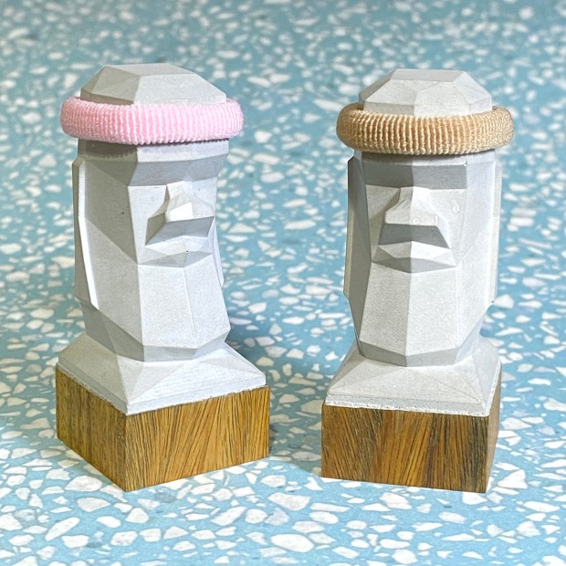 摩艾御守-- 創新專利八分手工清水模印章綠檀木/公司章/藏書章/落款閒章/水泥印章