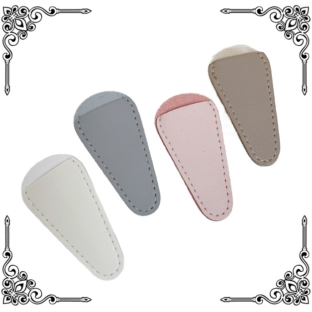 日系簡約死皮剪保護套 美甲甘皮剪保護套 防摔柔軟PU皮保護套 美甲用品 剪刀保護套 鋼推保護套