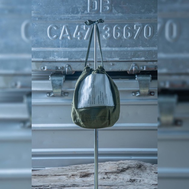 " 庫存新品 " 原版古著 美軍公發 士兵紀念物束口袋 遺物袋 束口包