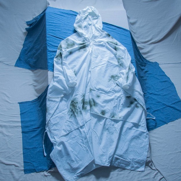 原版古着 德軍公發 雪地迷彩連帽罩衫