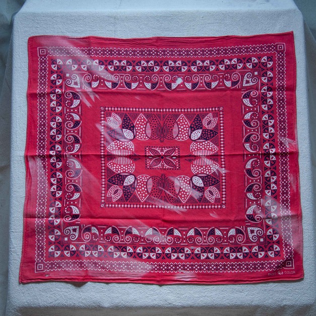 40年代 古著 RN13980 Elephant Brand Trunk Down 象鼻朝下 Bandana / DR01