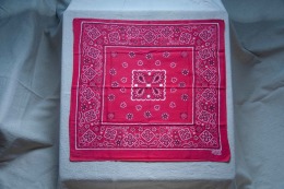 60年代 古著 RN13960 Paris 餅乾柄 Bandana / 60R03