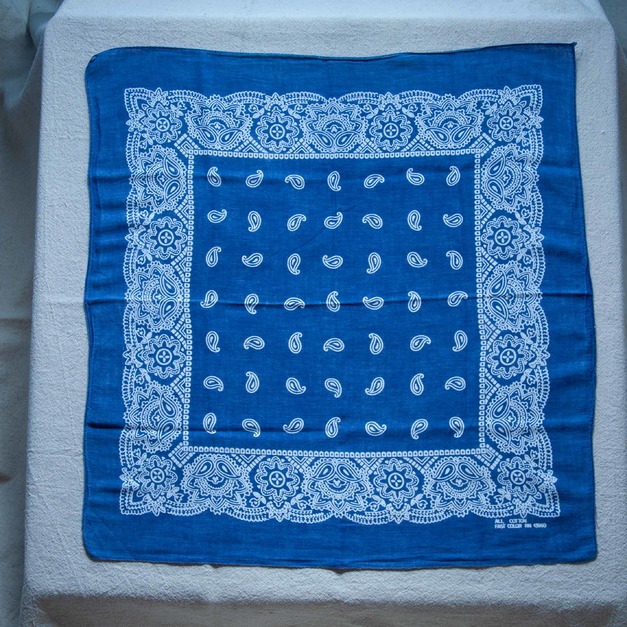 60年代 古著 RN13960 Paris Bandana / 60B08