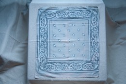 70年代 古著 RN13960 Paris Bandana / 70G07