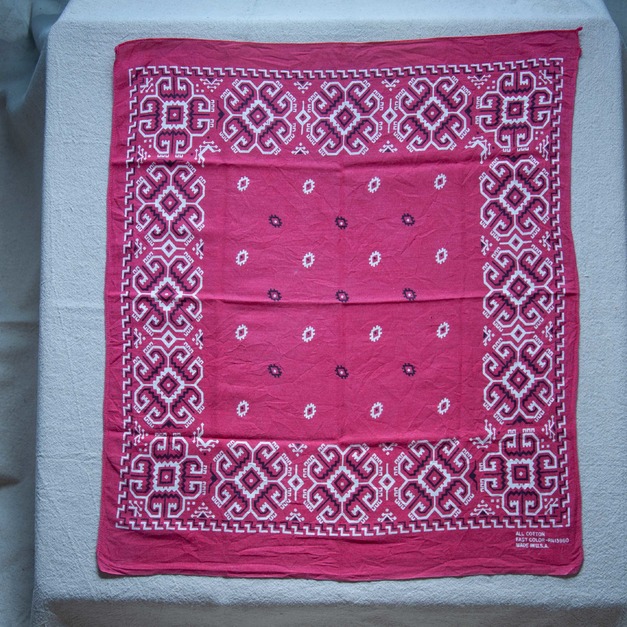 70年代 古著 RN13960 Paris Bandana / 70R14