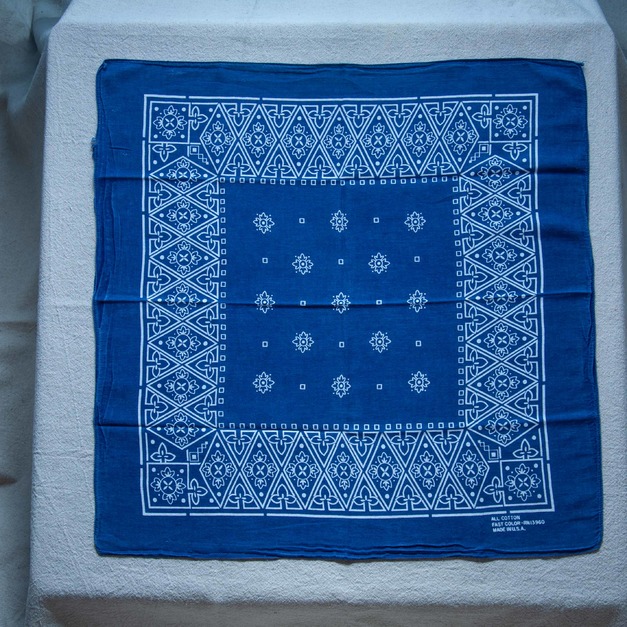 70年代 古著 RN13960 Paris Bandana / 70B18
