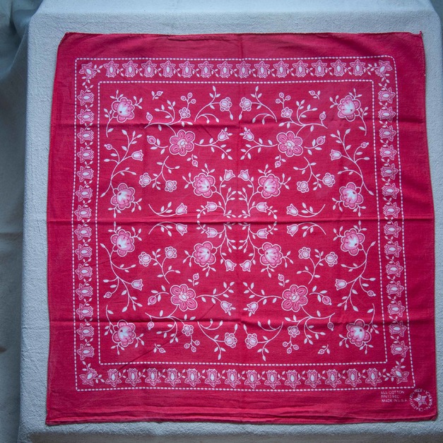 80年代 古著 RN13960 Paris Bandana / 80R02