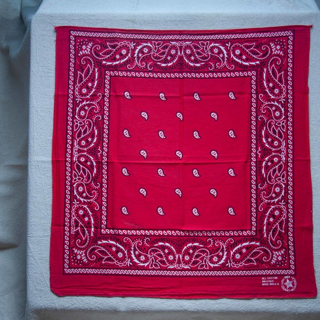 80年代 古著 RN13960 Paris Bandana / 80R08