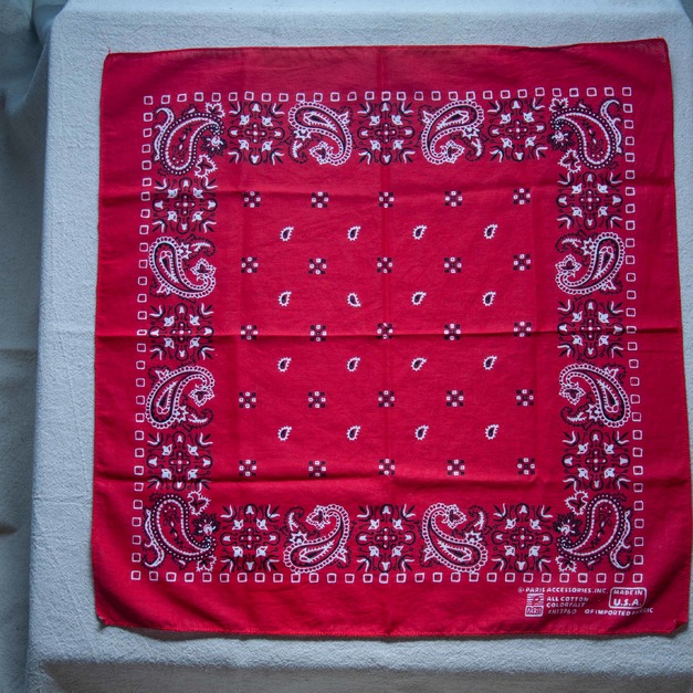 80年代 古著 RN13960 Paris Bandana / 80R15