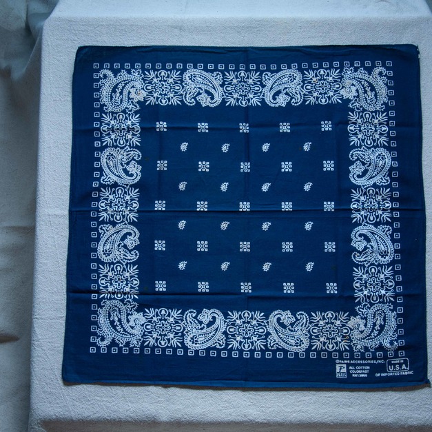 80年代 古著 RN13960 Paris Bandana / 80B17