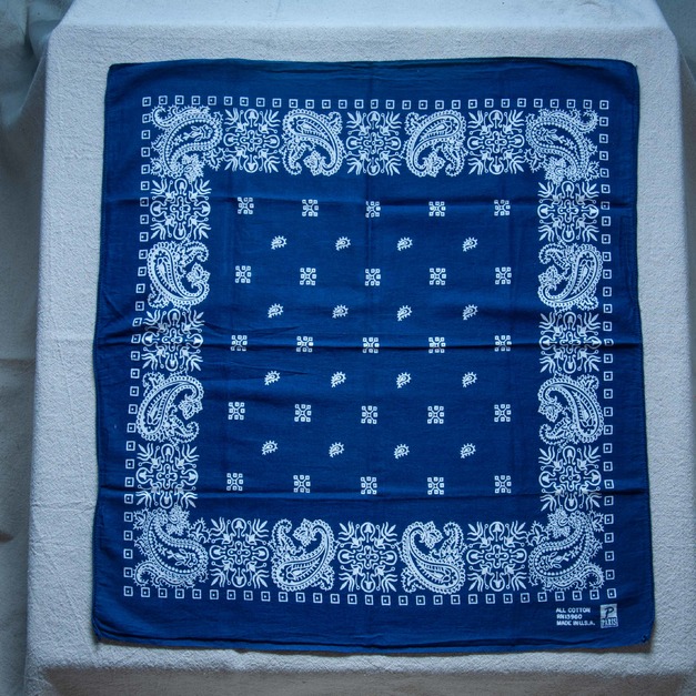 80年代 古著 RN13960 Paris Bandana / 80B20