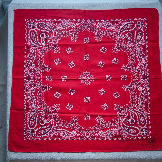 " 全新庫存 " 80年代 古著 RN14193 Wam Craft 品牌 Bandana Deadstock / 80R30